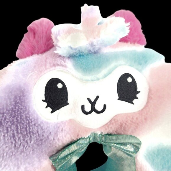 Pikmi Pops Doughmis ARCHURRO the Llama Jumbo Donut Plush 12" Rainbow Block Color - Picture 5 of 7